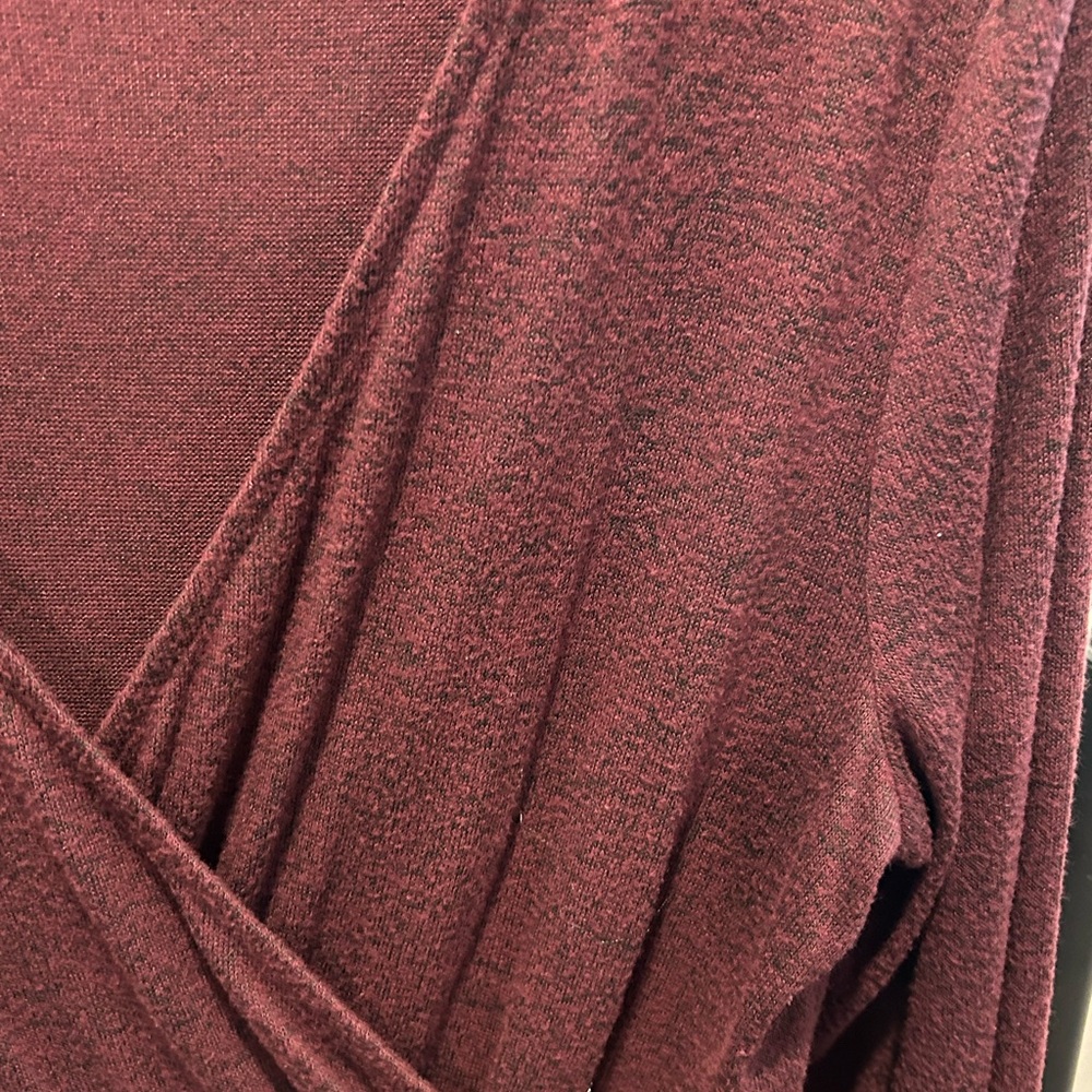 Very soft, only worn once long sleeved dress.